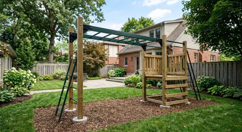 Monkey Bars Installation in Kansas City, MO