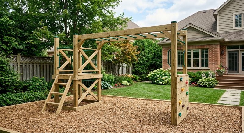 Monkey Bars Installation in Overland Park, KS