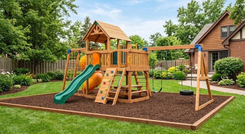 Playground Installation in Overland Park, KS