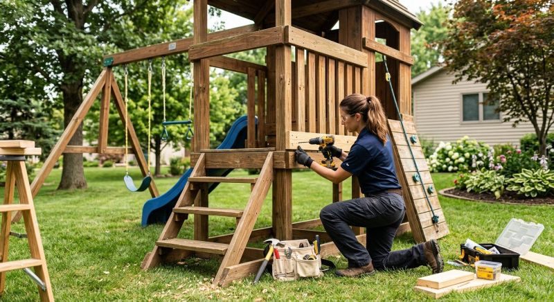 Playset Repair in Olathe, KS