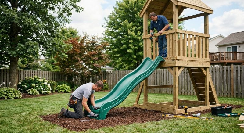 Sliding Board Installation in Denver, CO