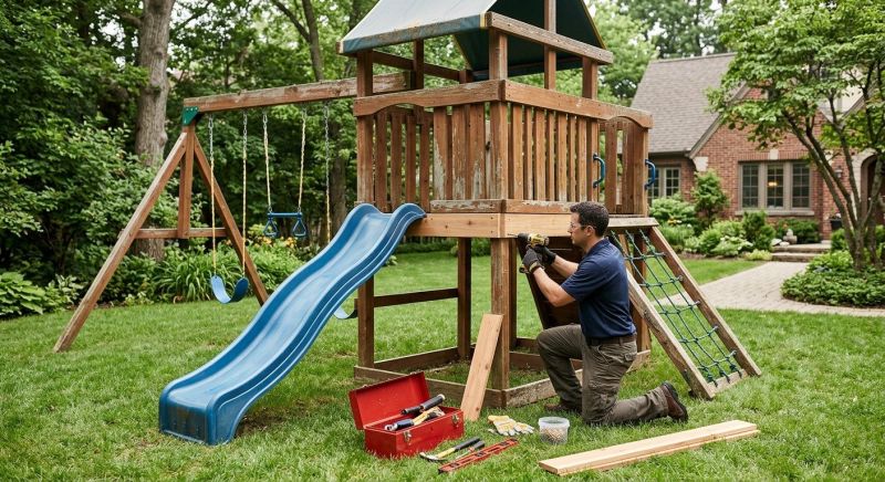 Swing Set Repair in Littleton, CO