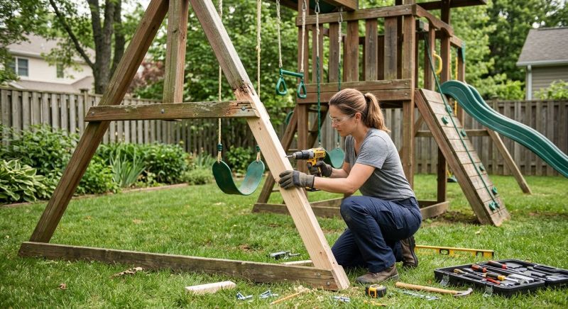 Swing Set Repair in Alpharetta, GA