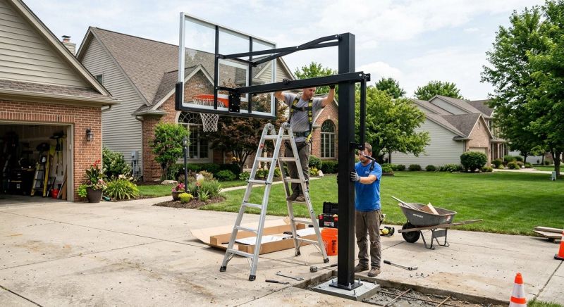 Basketball Goal Installation in Prescott Valley, AZ