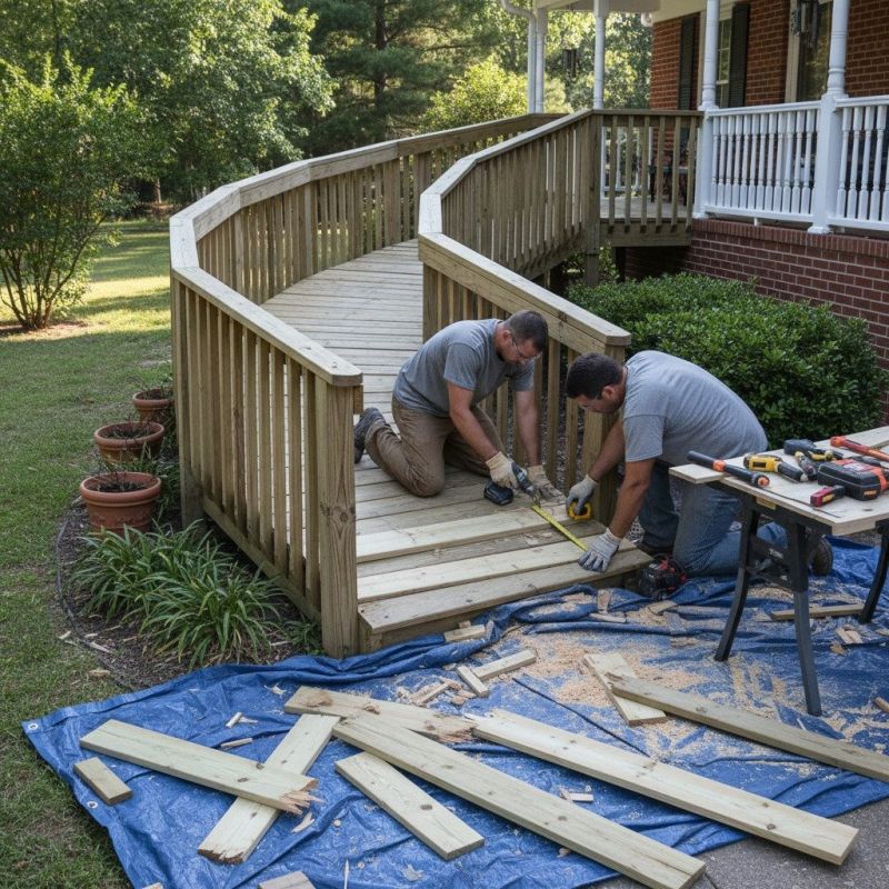 Handicap Ramp Repair in Conroe, TX