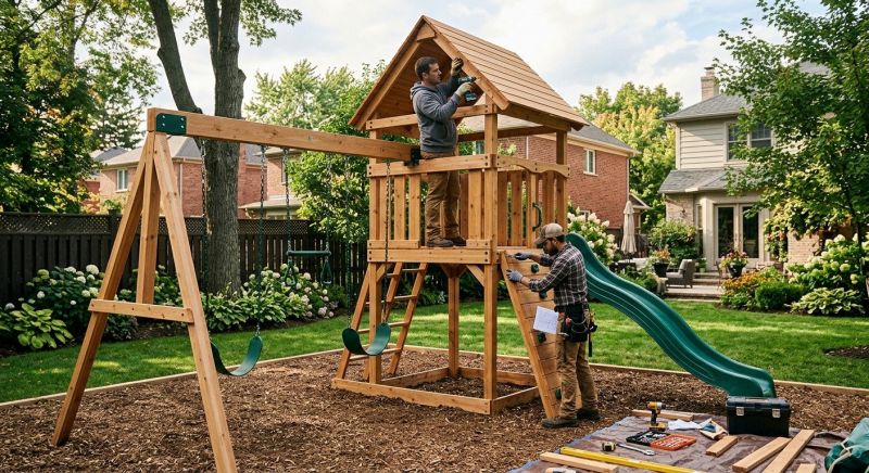 Play Set Installation in Overland Park, KS