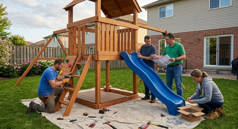 Playground Equipment Assembly in Kansas City, MO
