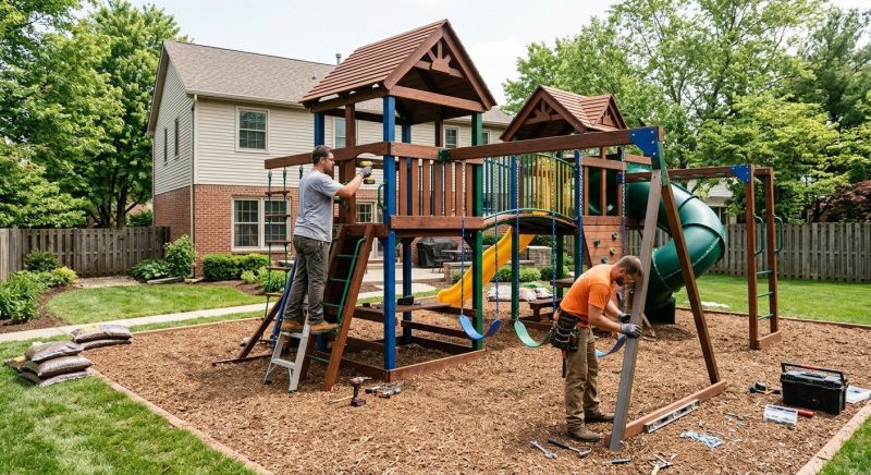 Playground Installation in Longmont, CO