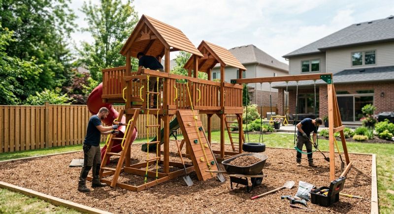Playground Installation in Olathe, KS