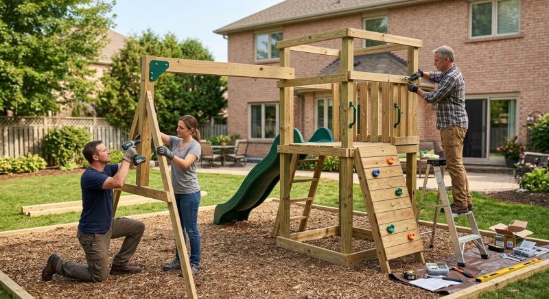 Playground Set Assembly in Boulder, CO