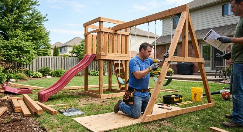 Playground Set Assembly in Conroe, TX