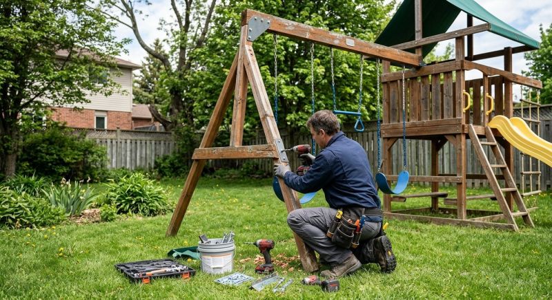 Playset Repair in Olathe, KS