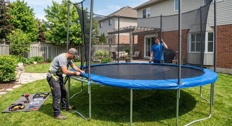 Trampoline Installation in Overland Park, KS