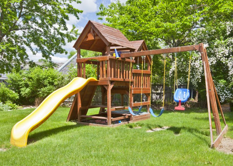 Wooden Playset Installation in Kansas City, MO